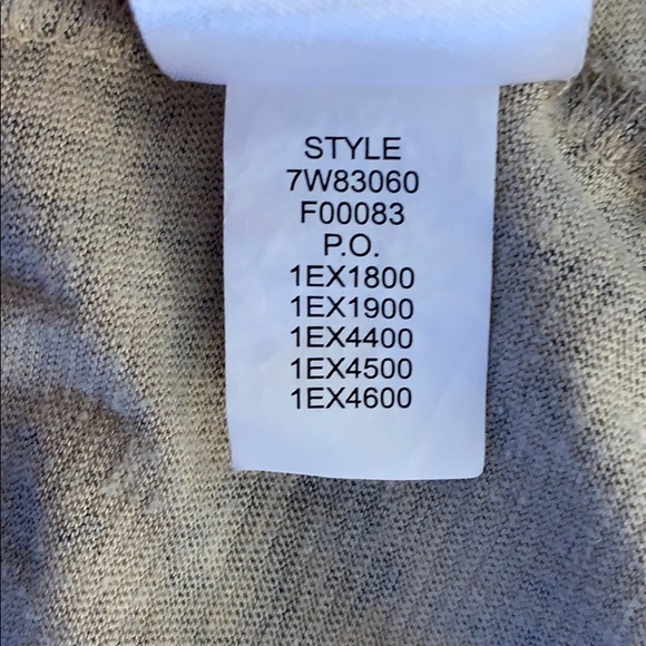 Lucky Brand Short Sleeve Placed Tee - Tan/Blue M - Picture 8 of 8